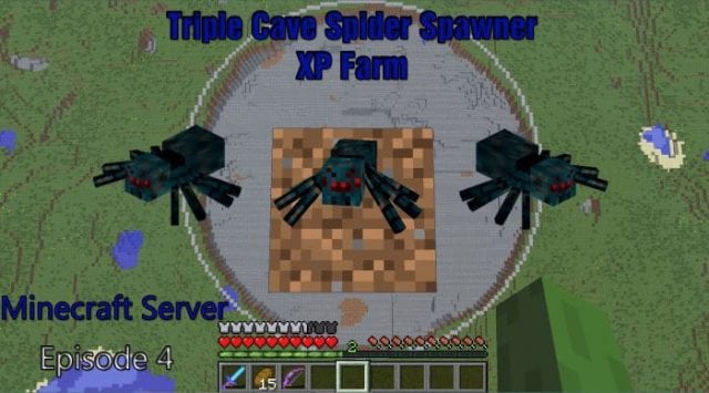 Убийство пауков в Minecraft поможет справиться с боязнью пауков